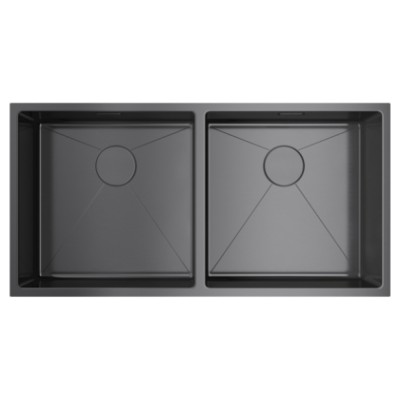 Мойка кухонная Omoikiri Taki 4993793 86-2-GM воронёная сталь, gunmetal