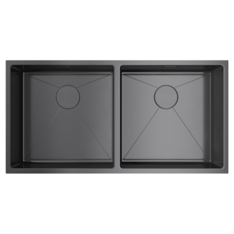 Мойка кухонная Omoikiri Taki 4993793 86-2-GM воронёная сталь, gunmetal
