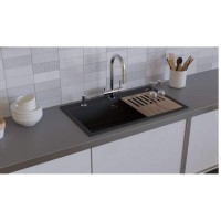 Мойка кухонная Omoikiri Kitagawa 86-LB-GB 4993794, 86 см, artceramic, графит