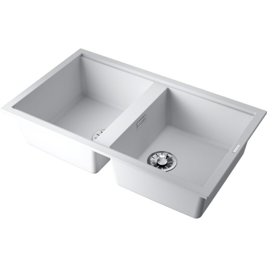 Мойка кухонная Omoikiri Kitagawa 86-2-WH 4993806, 86 см, artceramic, цвет белый