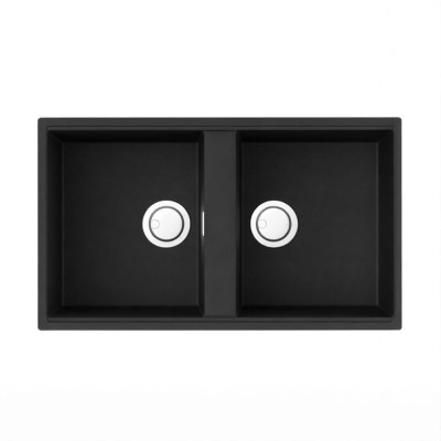 Кухонная мойка Omoikiri Kitagawa 83-2-U GB 4993811, 83 см, artceramic, графит