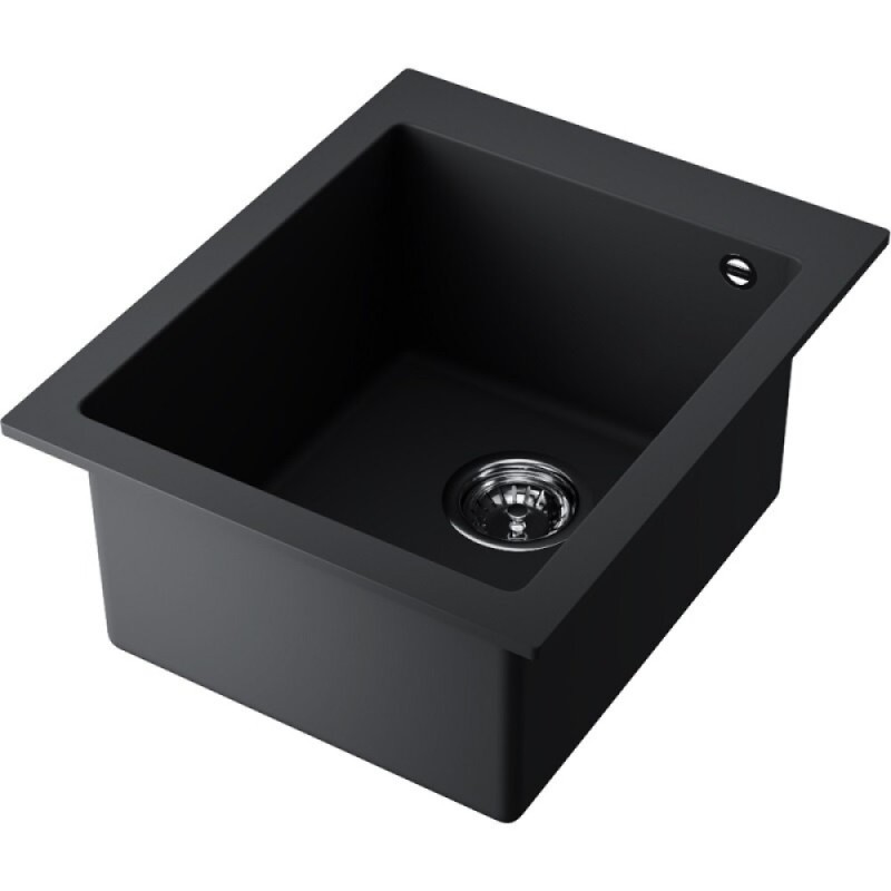 Мойка кухонная Omoikiri Bosen 41A-GB 4993812, 41 см, artceramic, цвет графит