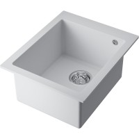 Мойка кухонная Omoikiri Bosen 41A-WH 4993814, 41 см, artceramic, цвет белый