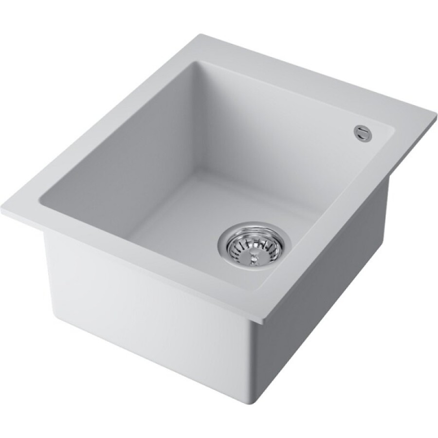 Мойка кухонная Omoikiri Bosen 41A-WH 4993814, 41 см, artceramic, цвет белый