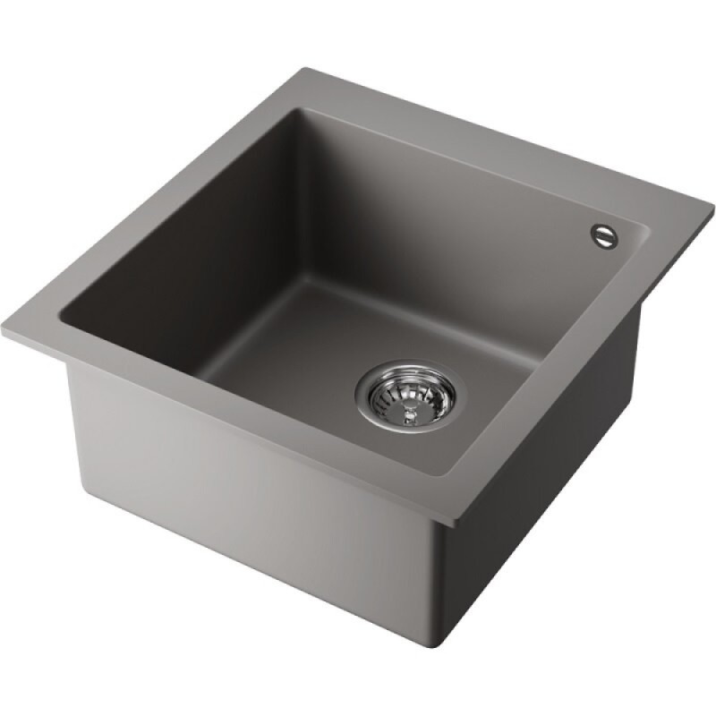 Мойка кухонная Omoikiri Bosen 47A-GR 4993816, 47 см, artceramic, цвет leningrad grey