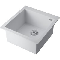 Мойка кухонная Omoikiri Bosen 47A-WH 4993817, 47 см, artceramic, цвет белый