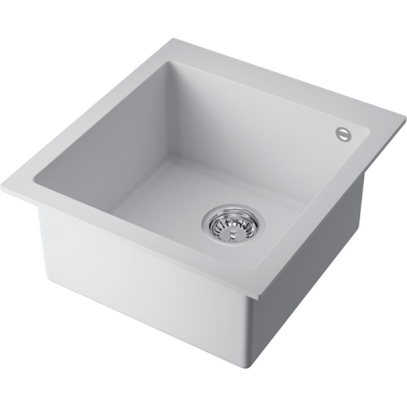 Мойка кухонная Omoikiri Bosen 47A-WH 4993817, 47 см, artceramic, цвет белый