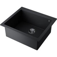 Мойка кухонная Omoikiri Bosen 57A-GB 4993818, 57 см, artceramic, цвет графит