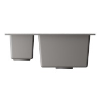 Мойка кухонная Omoikiri Bosen 59-2A-GR 4993822, 59 см, artceramic, цвет leningrad grey