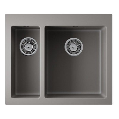 Мойка кухонная Omoikiri Bosen 59-2A-GR 4993822, 59 см, artceramic, цвет leningrad grey