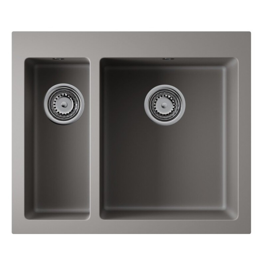 Мойка кухонная Omoikiri Bosen 59-2A-GR 4993822, 59 см, artceramic, цвет leningrad grey