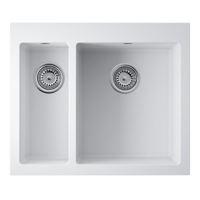 Мойка кухонная Omoikiri Bosen 59-2A-WH 4993823, 59 см, artceramic, цвет белый