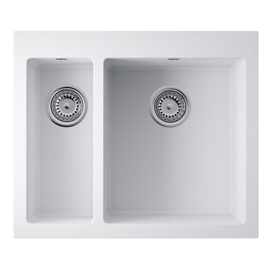 Мойка кухонная Omoikiri Bosen 59-2A-WH 4993823, 59 см, artceramic, цвет белый