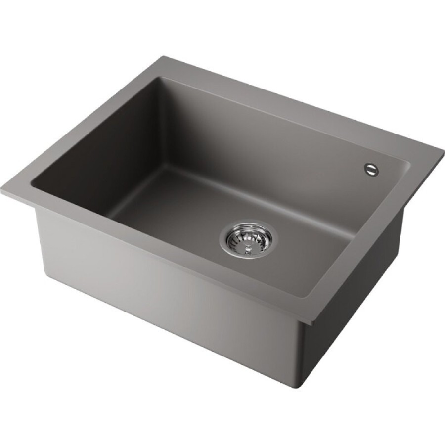 Мойка кухонная Omoikiri Bosen 61A-GR 4993825, 61 см, artceramic, цвет leningrad grey