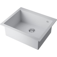 Мойка кухонная Omoikiri Bosen 61A-WH 4993826, 61 см, artceramic, цвет белый