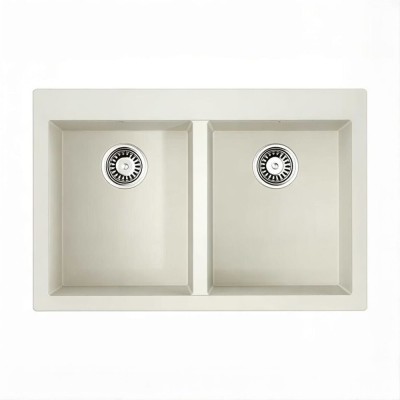 Кухонная мойка Omoikiri Bosen 80-2-WH 4993839, 80 см, teto granit, белый