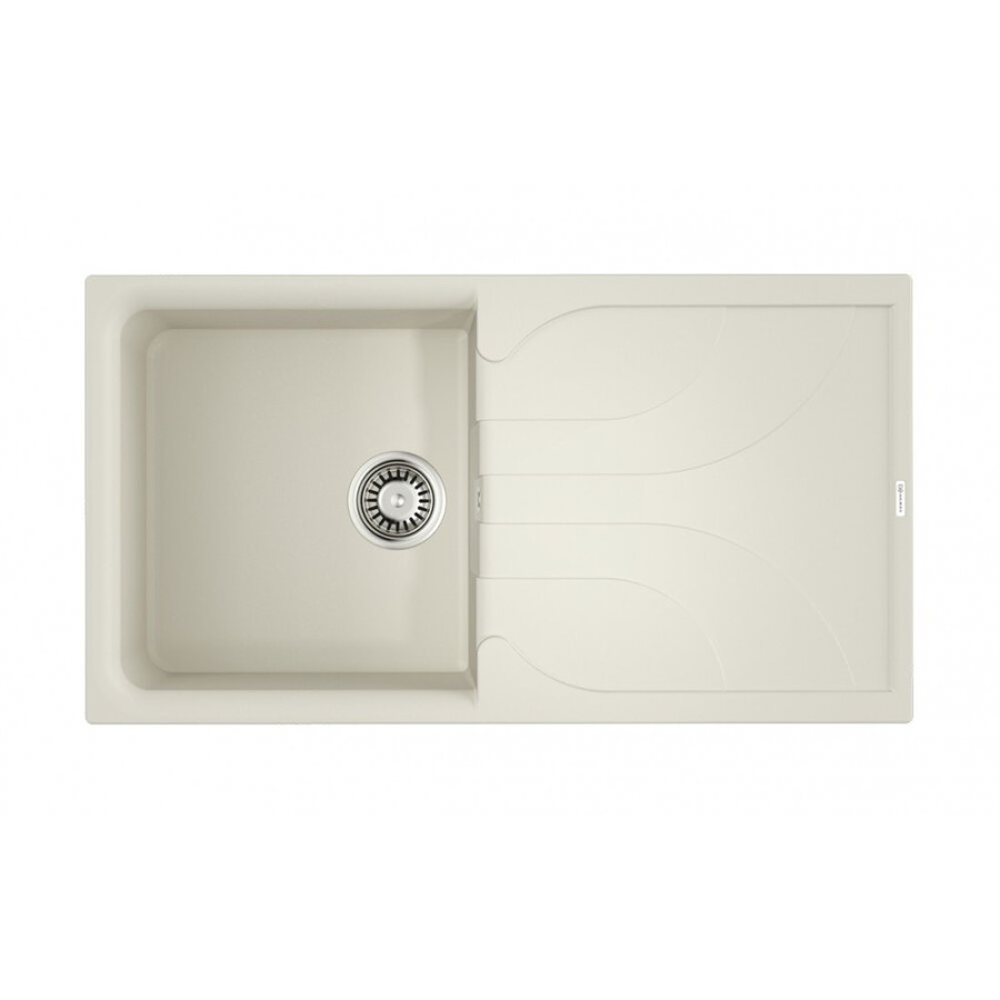 Мойка кухонная Omoikiri Yasugata 100-WH 4993847, 100 см, tetogranit, белый