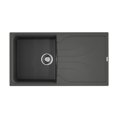 Мойка кухонная Omoikiri Yasugata 100-PL 4993851, 100 см, tetogranit, платина