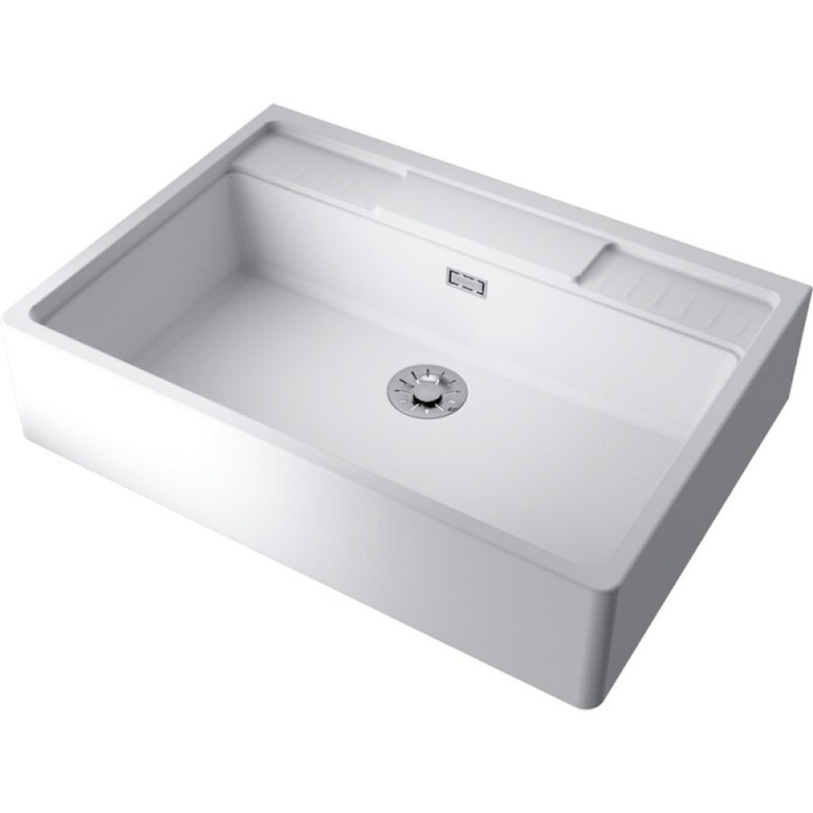 Мойка кухонная Omoikiri Kinokawa 90-WH 4993853, 90 см, artceramic, цвет белый