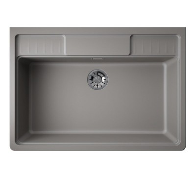 Мойка кухонная Omoikiri Kinokawa 90-GR 4993854, 90 см, artceramic, цвет leningrad grey
