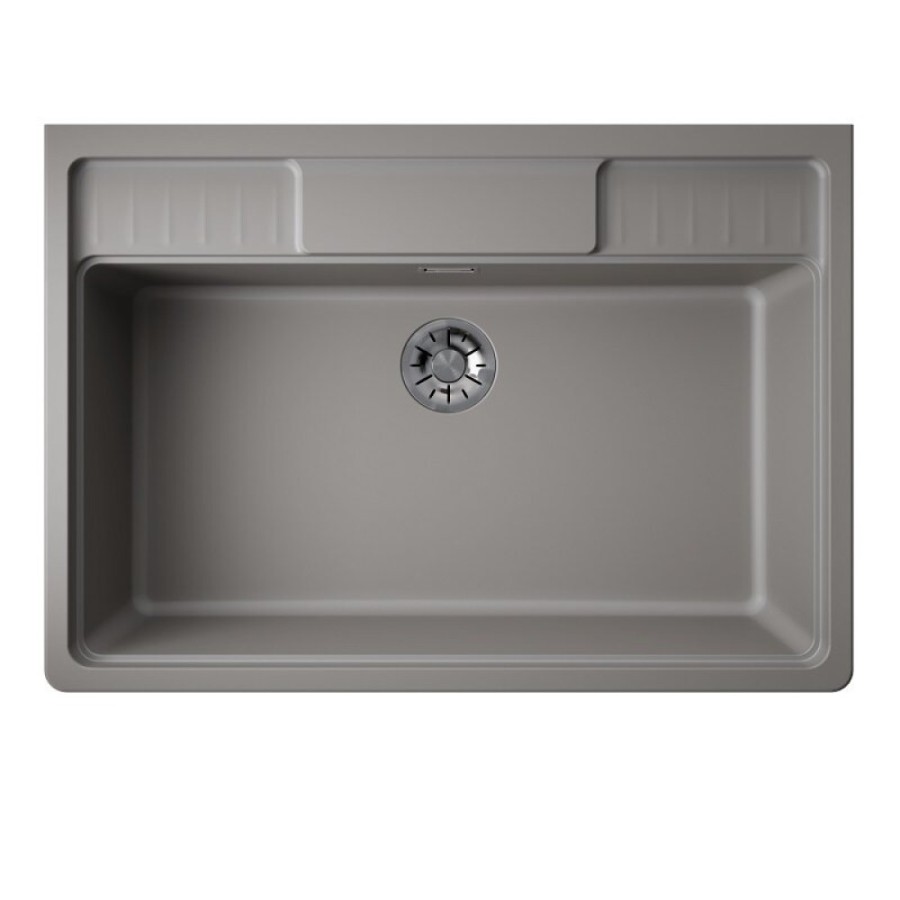 Мойка кухонная Omoikiri Kinokawa 90-GR 4993854, 90 см, artceramic, цвет leningrad grey
