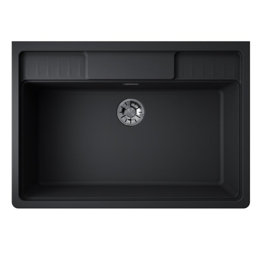 Мойка кухонная Omoikiri Kinokawa 90-GB 4993855, 90 см, artceramic, цвет графит