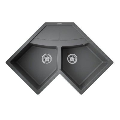 Кухонная мойка Omoikiri Sumi 83C 4993860, 102 см, tetogranit, цвет платина