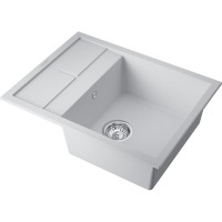 Кухонная мойка Omoikiri Sumi 65A 4993861, 65 см, artgranit, цвет белый