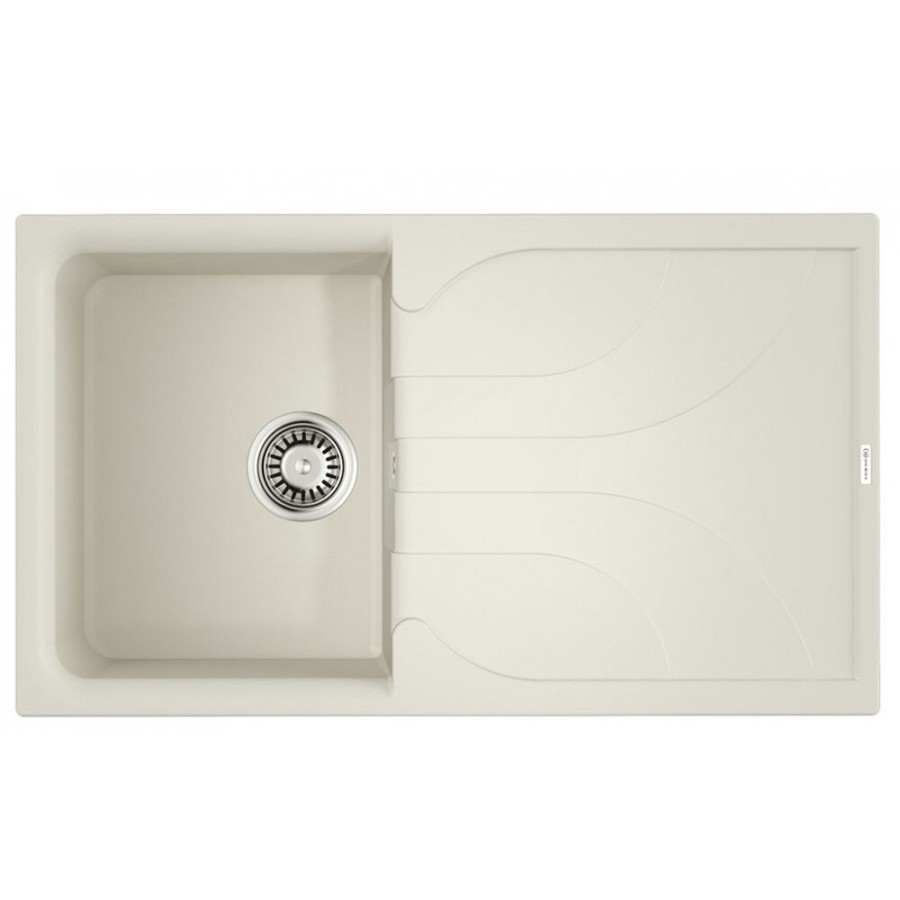 Мойка кухонная Omoikiri Yasugata 86-WH 4993871, 86 см, tetogranit, белый