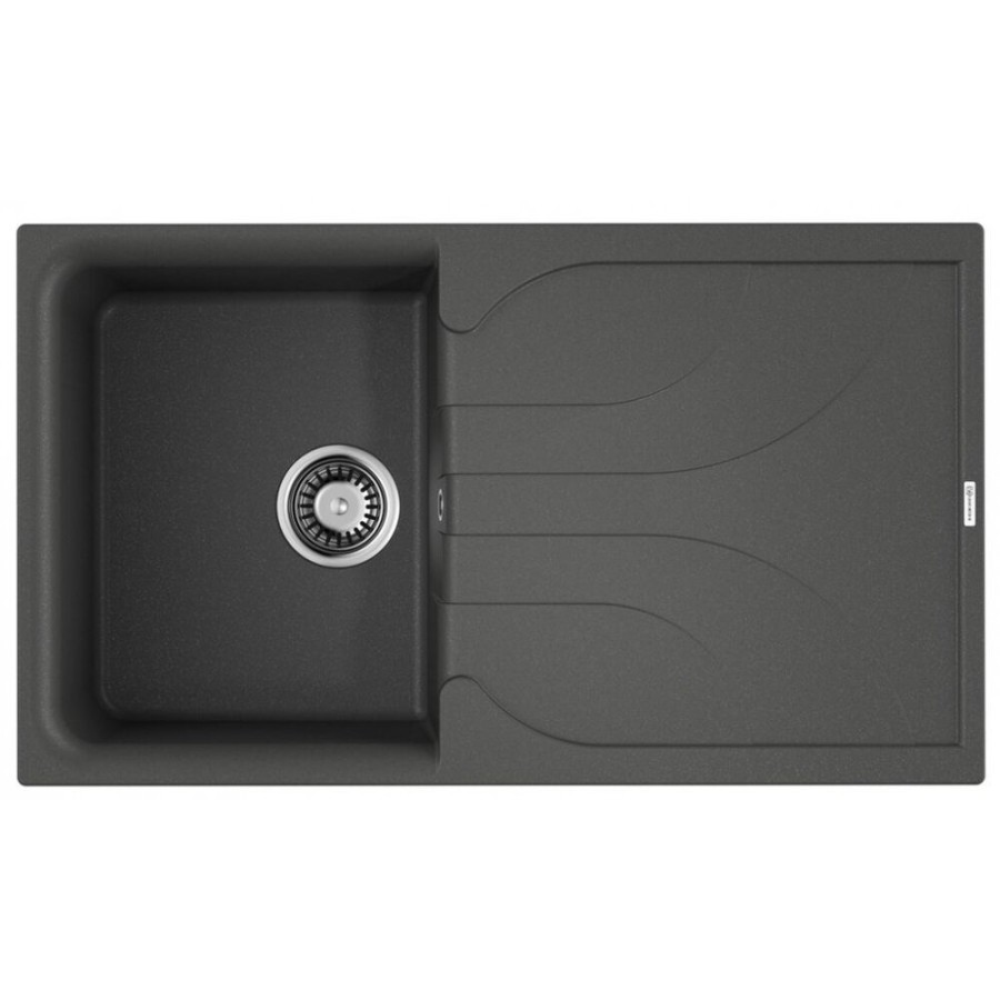 Мойка кухонная Omoikiri Yasugata 86-PL 4993875, 86 см, tetogranit, платина