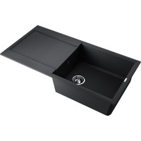 Кухонная мойка Omoikiri Sakaime 100-BL 4993884, 100 см, tetogranit, цвет черный