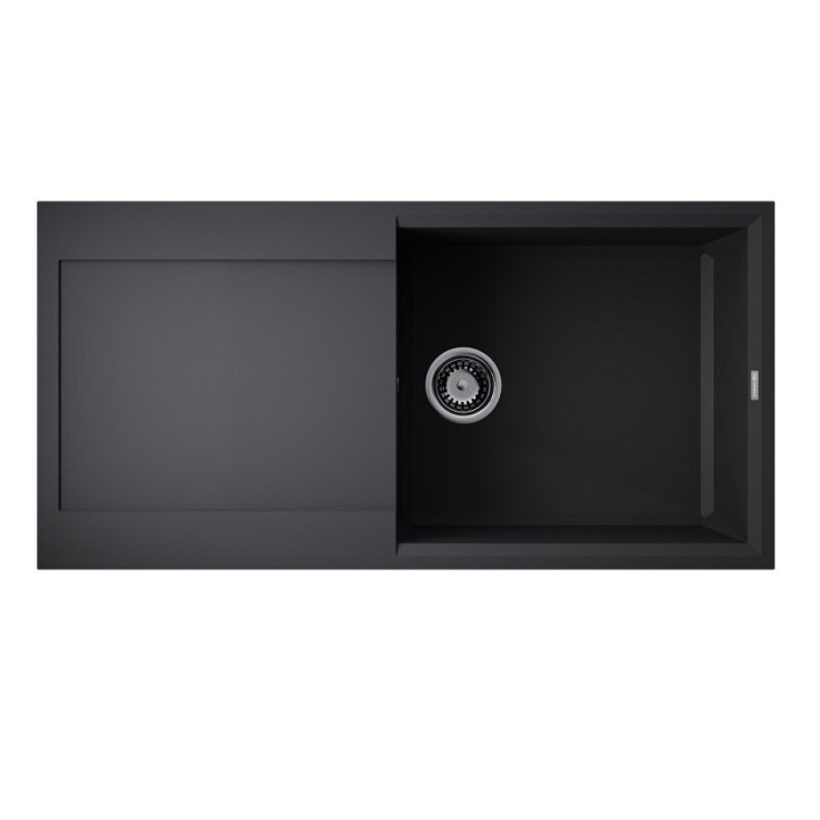 Кухонная мойка Omoikiri Sakaime 100-BL 4993884, 100 см, tetogranit, цвет черный