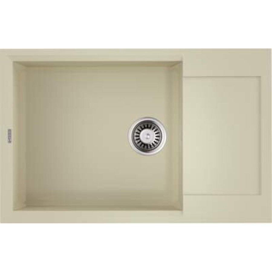 Мойка кухонная Omoikiri Sakaime 78-LB-BE 4993901, 78 см, tetogranit, ваниль