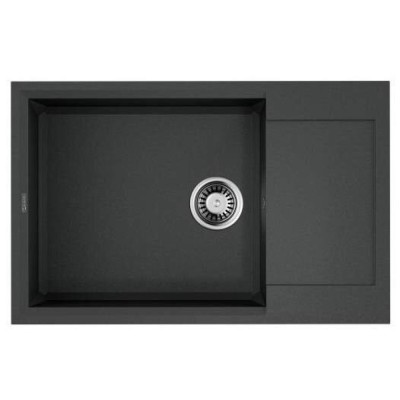 Мойка кухонная Omoikiri Sakaime 78-LB-PL 4993907, 78 см, tetogranit, платина
