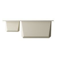Кухонная мойка Omoikiri Sakaime 60-2-BE 4993909, 60 см, tetogranit, цвет ваниль