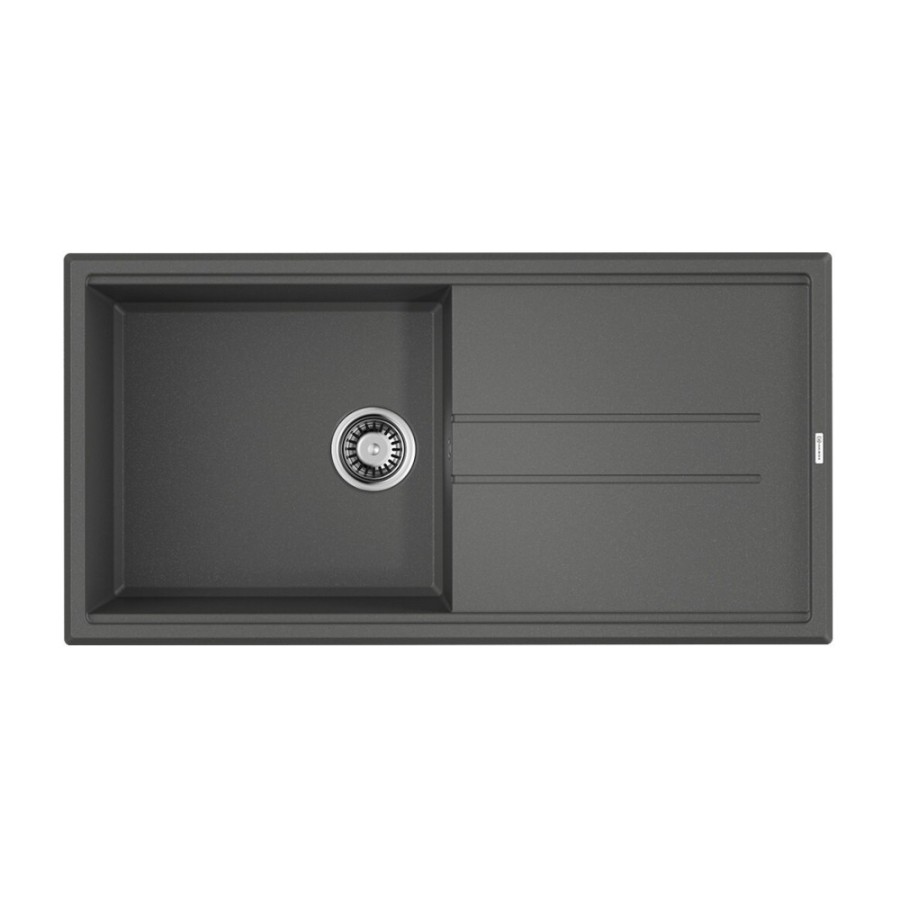 Мойка кухонная Omoikiri Tedori 100-PL 4993923, 100 см, tetogranit, платина