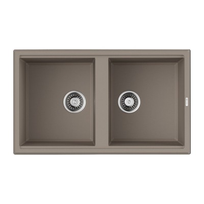 Мойка кухонная Omoikiri Tedori 86-2-SA 4993926, 86 см, tetogranit, бежевый
