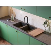 Мойка кухонная Omoikiri Tedori 86-2-WH 4993927, 86 см, tetogranit, цвет белый