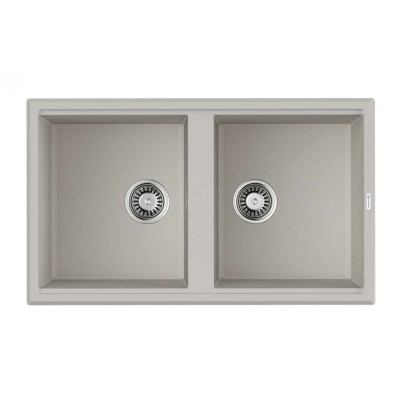 Мойка кухонная Omoikiri Tedori 86-2-WH 4993927, 86 см, tetogranit, цвет белый