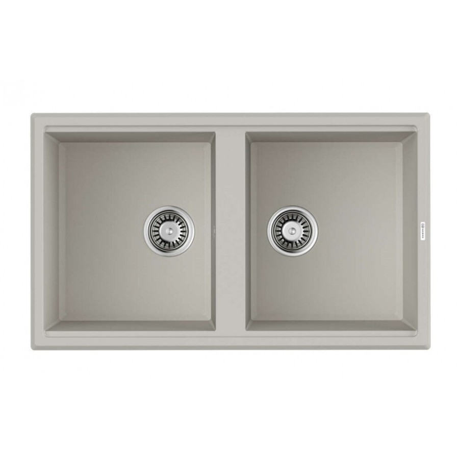 Мойка кухонная Omoikiri Tedori 86-2-WH 4993927, 86 см, tetogranit, цвет белый