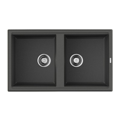 Мойка кухонная Omoikiri Tedori 86-2-PL 4993931, 86 см, tetogranit, платина
