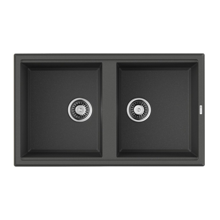 Мойка кухонная Omoikiri Tedori 86-2-PL 4993931, 86 см, tetogranit, платина