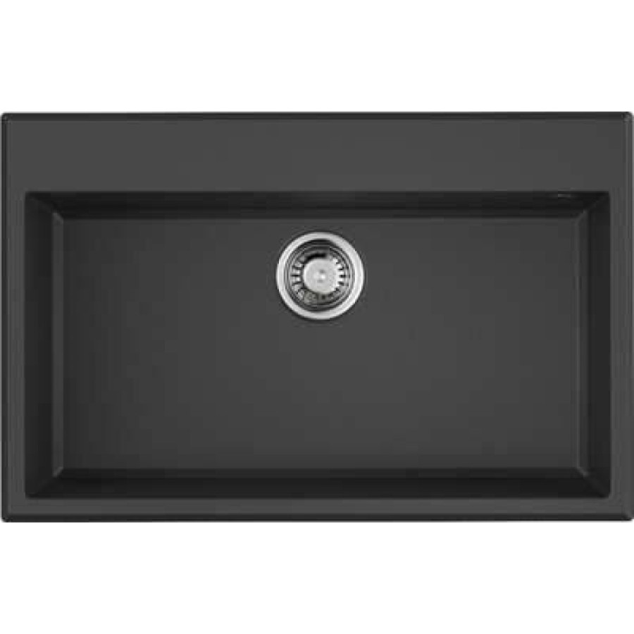 Мойка кухонная Omoikiri Tedori 79-BL 4993948, 79 см, tetogranit, черный