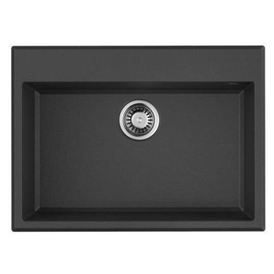 Мойка кухонная Omoikiri Tedori-68-BL 4993964, 68 см, tetogranit, черный