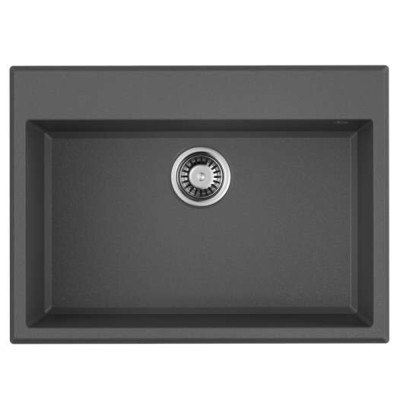 Мойка кухонная Omoikiri Tedori-68-PL 4993971, 68 см, tetogranit, платина