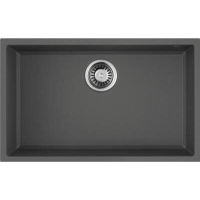 Мойка кухонная Omoikiri Tedori 66-U-PL 4993979, 66 см, tetogranit, платина