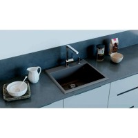 Мойка кухонная Omoikiri Tedori 57-SA 4993982, 57 см, tetogranit, бежевый