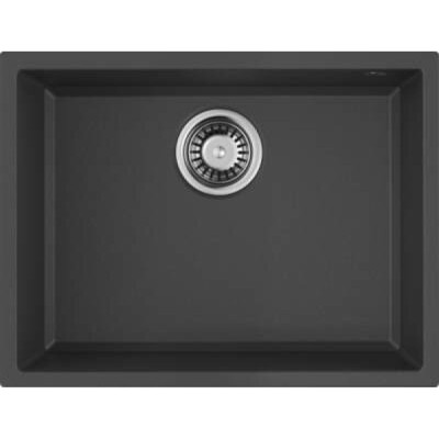 Мойка кухонная Omoikiri Tedori 54-U-BL 4993988, 55 см, tetogranit, черный