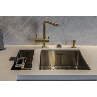 Смеситель Omoikiri Nagano PVD-G 4994178 для кухни под фильтр, золото