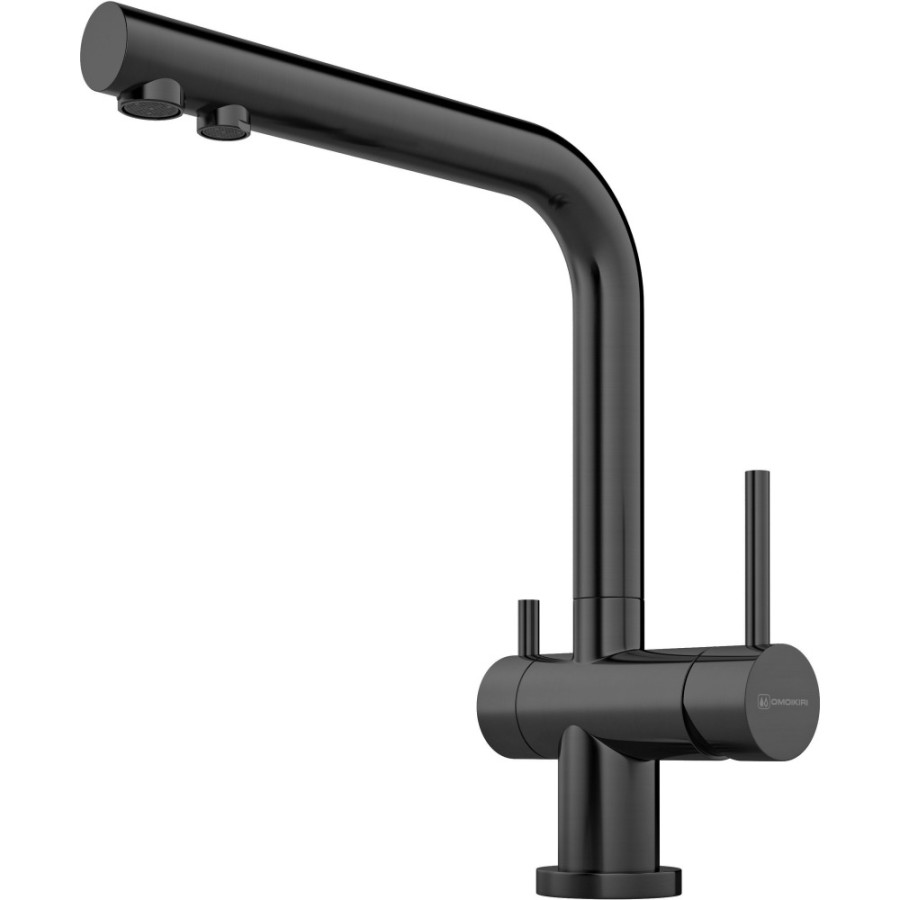 Смеситель Omoikiri Nagano GB 4994284 для кухни под фильтр, графит
